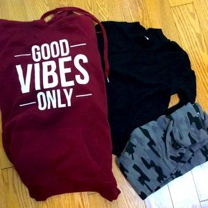 Brand new sweater and top